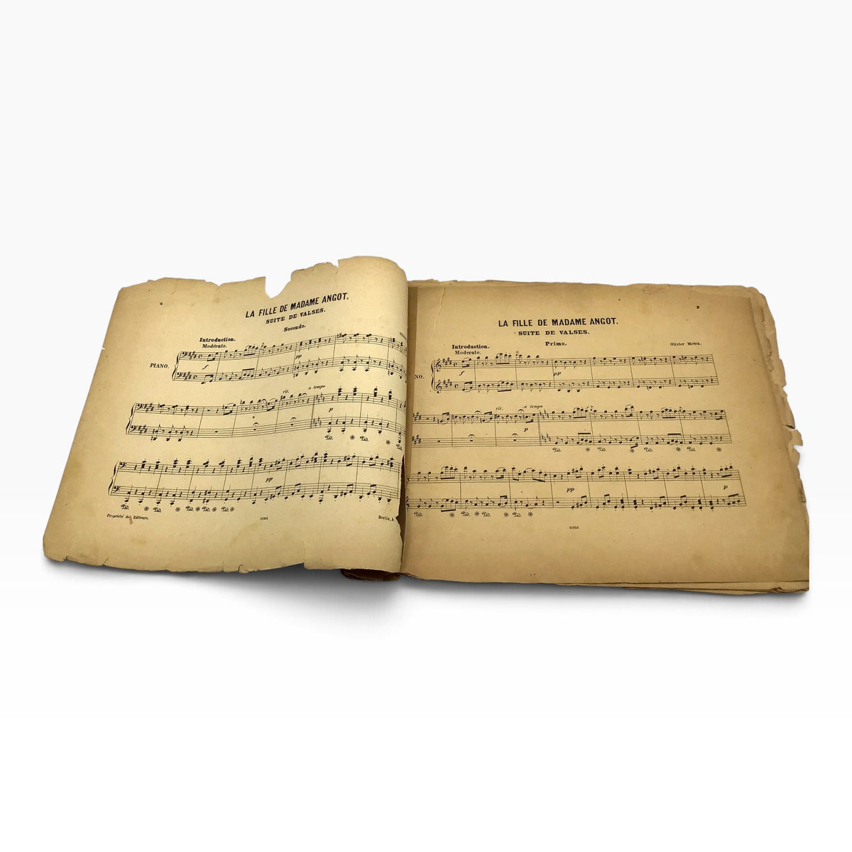 The Daughter of Madame Angot (La Fille de Madame Angot) Grande Suite de Valses – Charles Lecocq – Olivier Metra – 1873