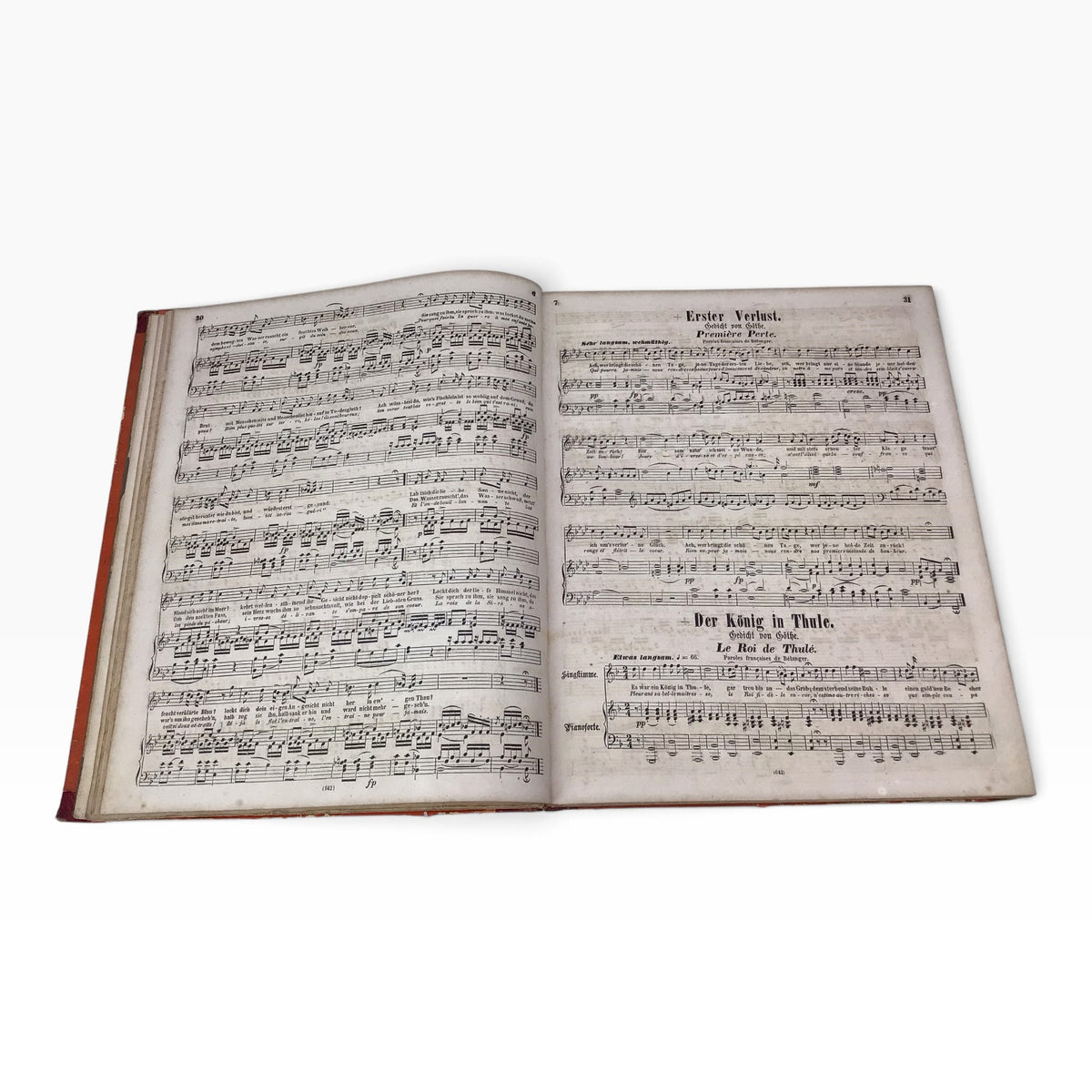 Franz Schubert Complete Compositions Volume 1 – Antique German Music Sheet Book
