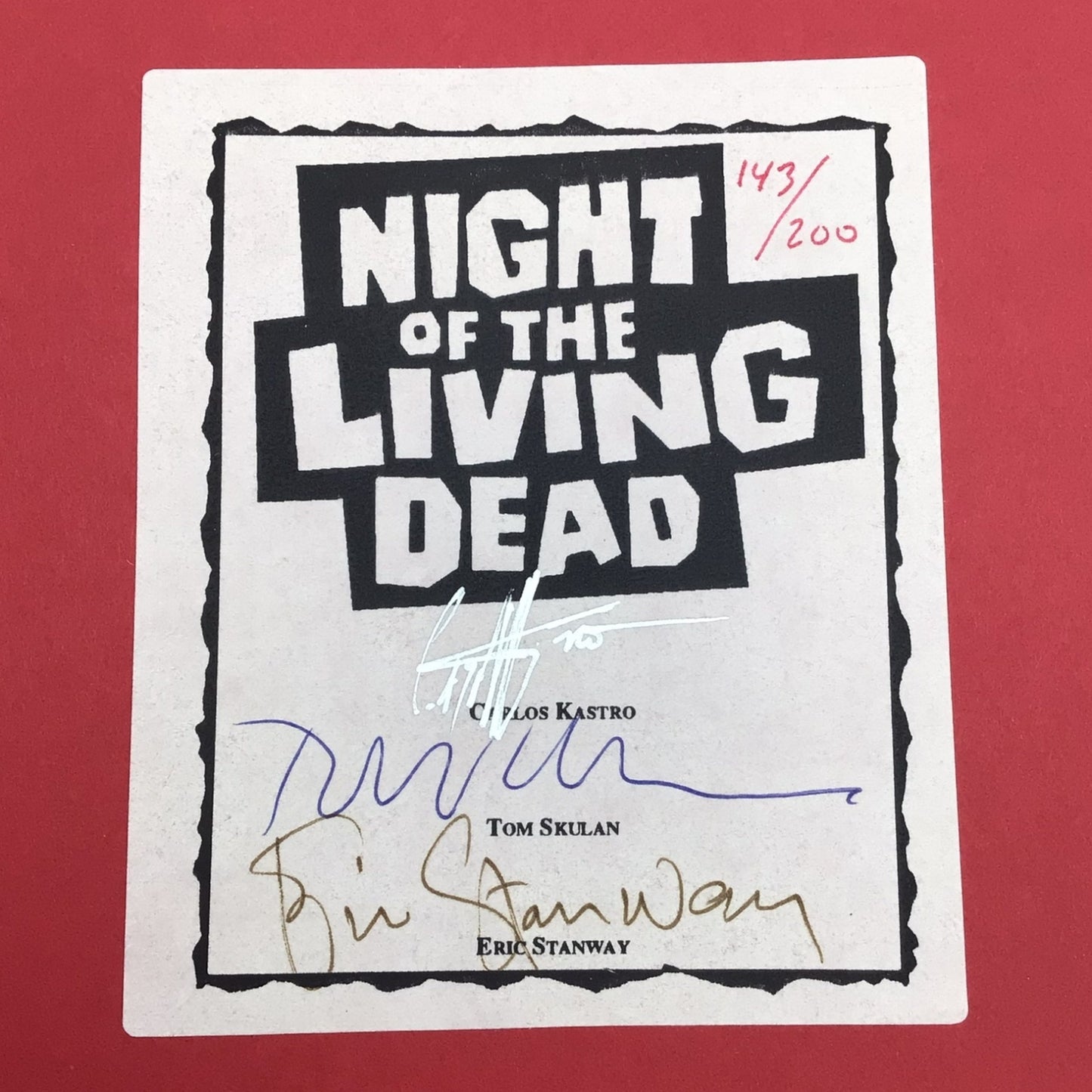 Night of the Living Dead #1 Hardcover – Signed & Numbered 143/200