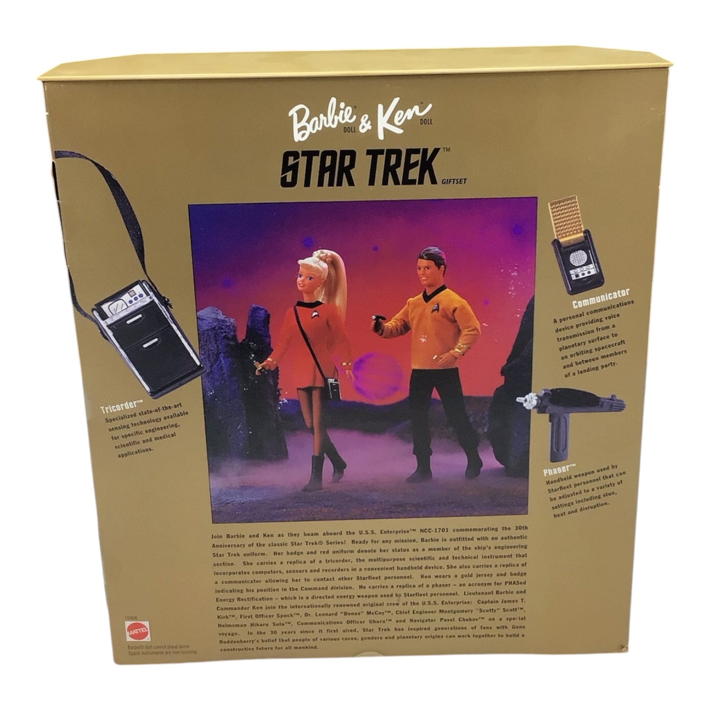 Barbie & Ken Star Trek Giftset 2 Doll Set - Mattel 1996