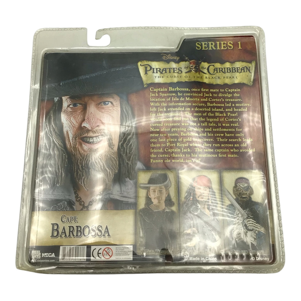 Pirates of the Caribbean Capt. Barbossa Series 1 Figure - NECA