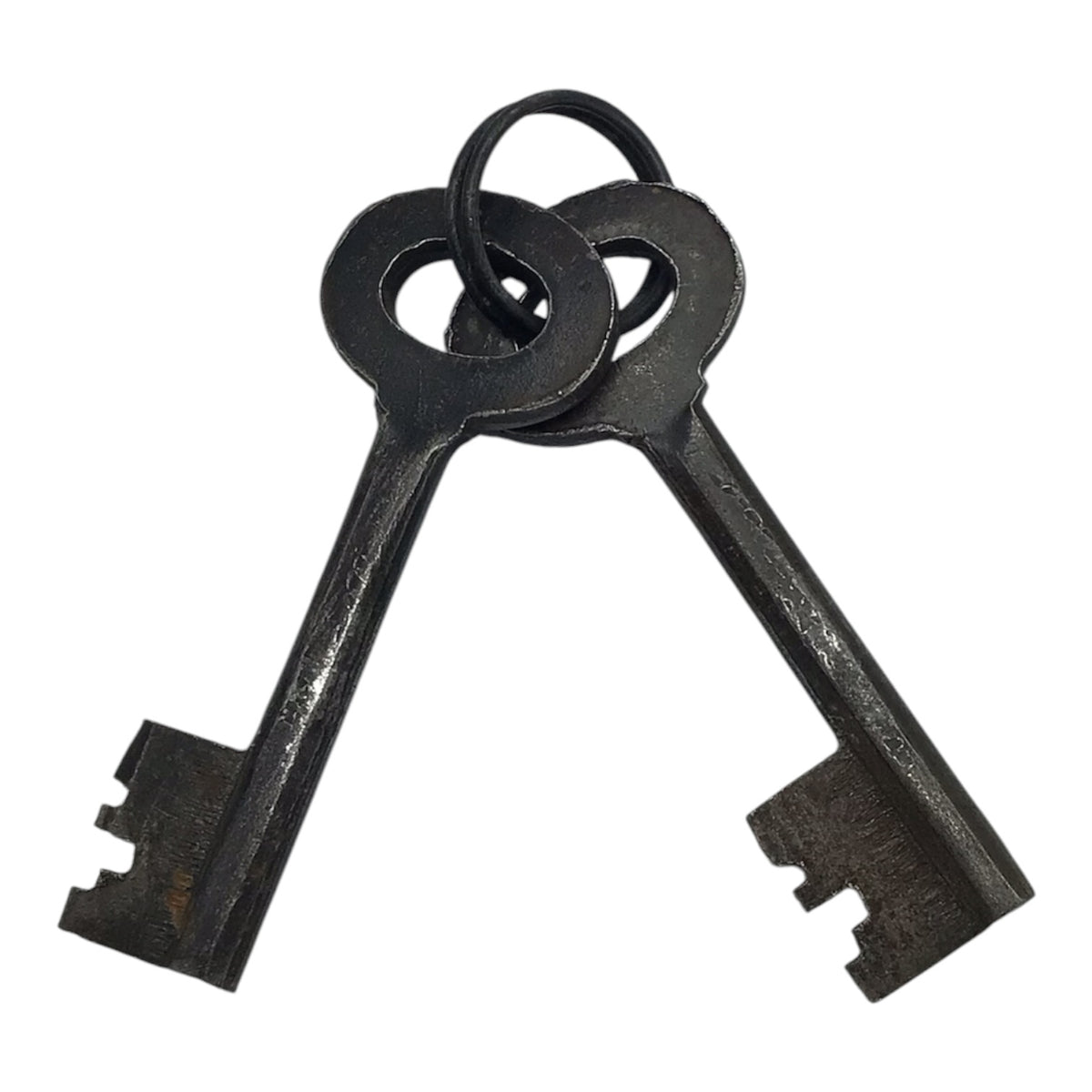 Extra Large Antique Padlock w/ 2 Keys