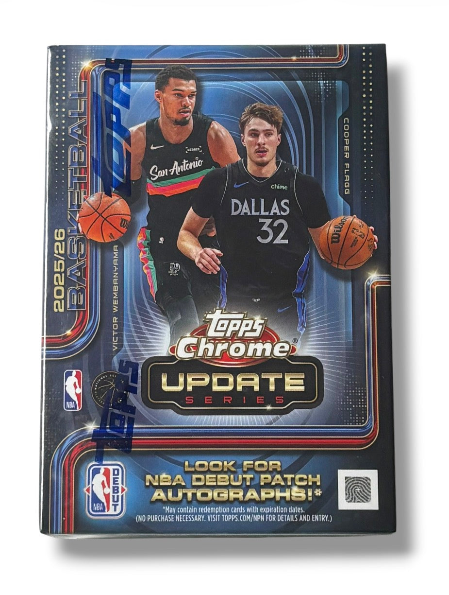 2025-26 Topps Chrome Update Basketball Blaster Box