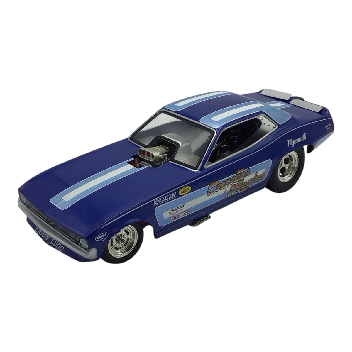 1970 Plymouth Cuda Candies & Hughes NHRA Funny Car Diecast Model