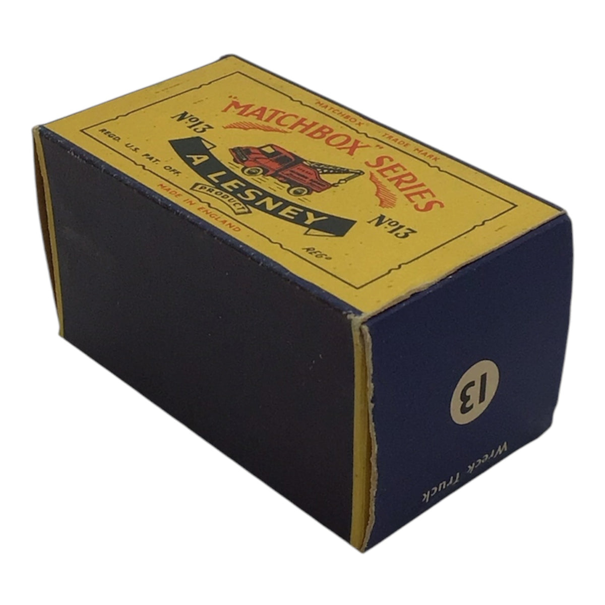 Lesney Matchbox Series No. 13 Wreck Truck w/ Original Box