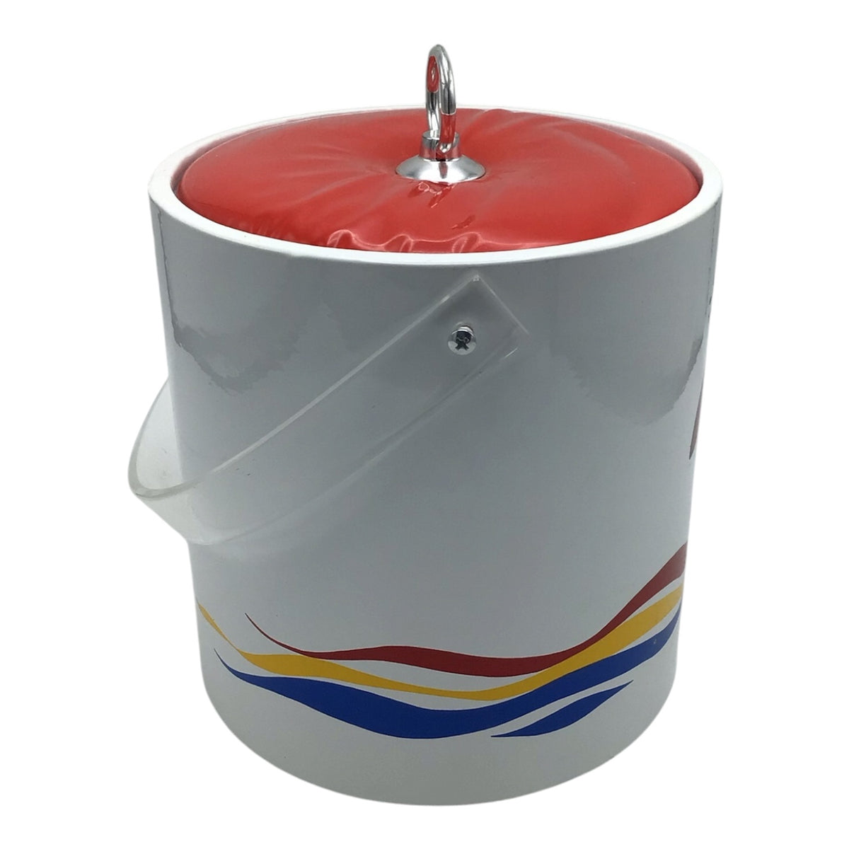 1987 Bud Light Spuds Mackenzie Beach Themed Plastic Ice Bucket