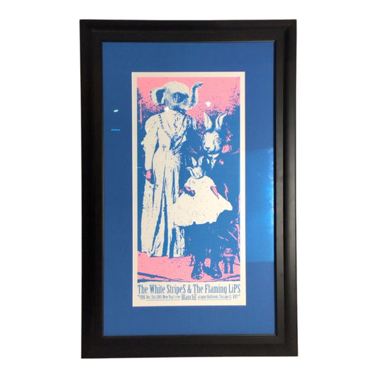 The White Stripes & The Flaming Lips Dec. 31st 2003 Chicago Concert Poster - Numbered 61/65