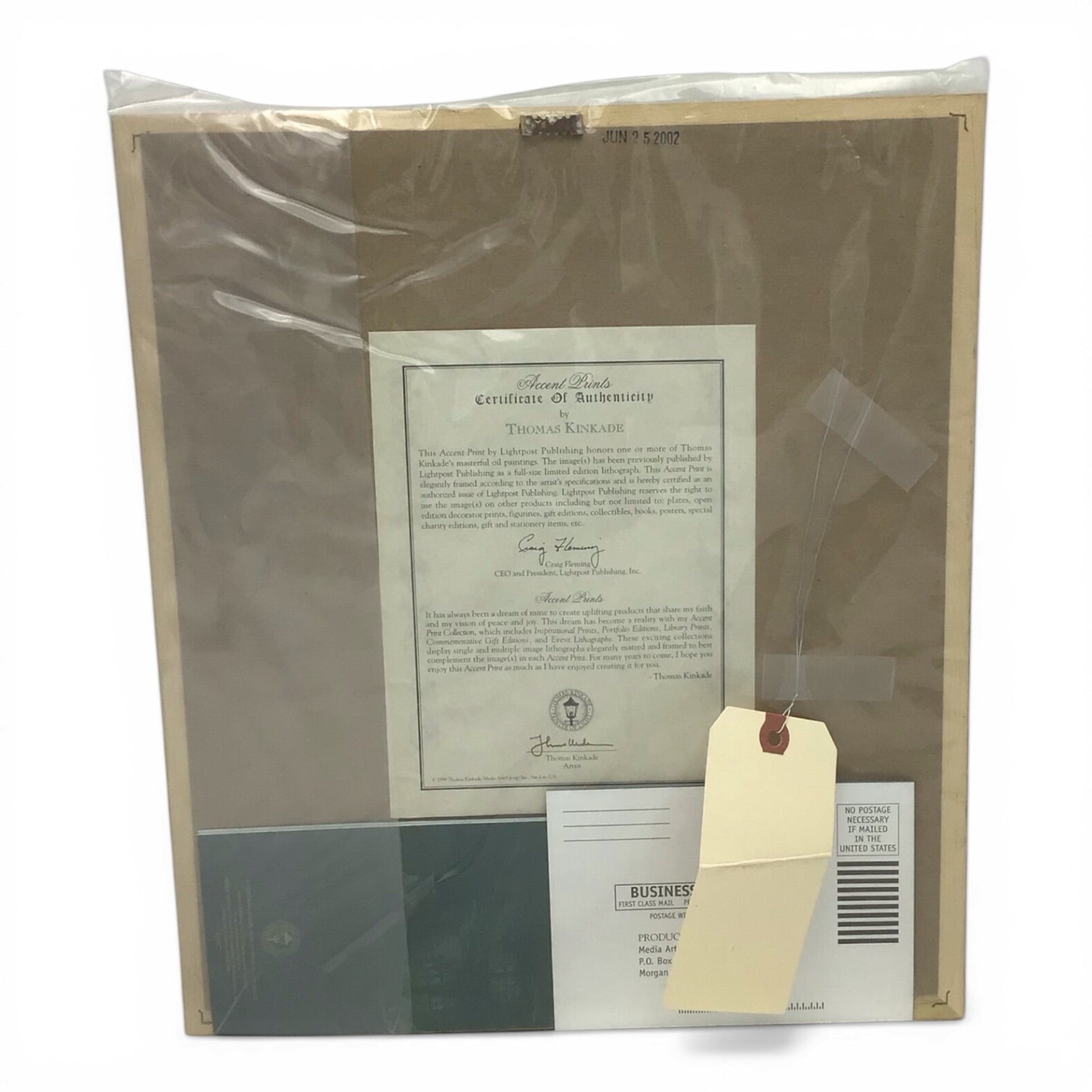 Thomas Kinkade Gardeners Retreat Print from the Collectors Society Series