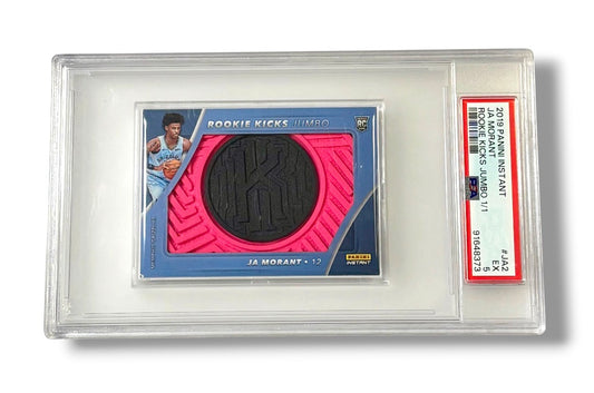 2019 Instant Rookie Kicks Jumbo 1/1 Ja Morant RC Oversized Slab #JA2 PSA 5 - 91648373