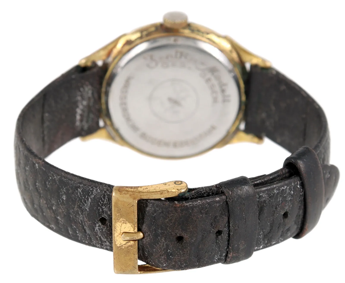 CC#WIW0942 - HITLER PHOTO GERMAN WWII-ERA WRISTWATCH, OPERATING 1st SS Panzer Division Leibstandarte SS Adolf Hitler