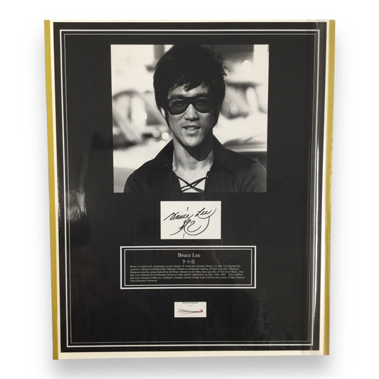 Bruce Lee Display Hair Lock with COA