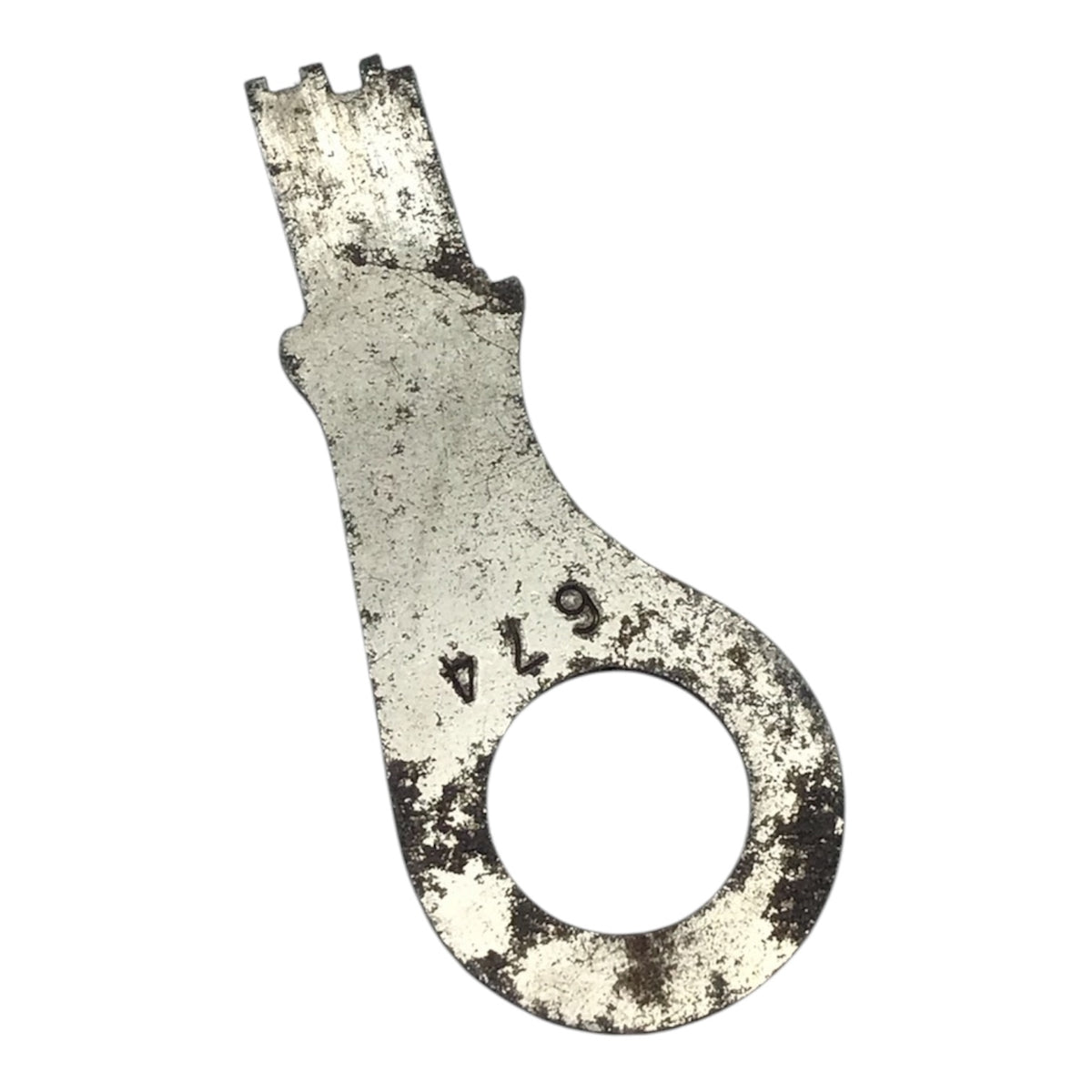 Antique Champion 6-Lever Pancake Lock w/ Key