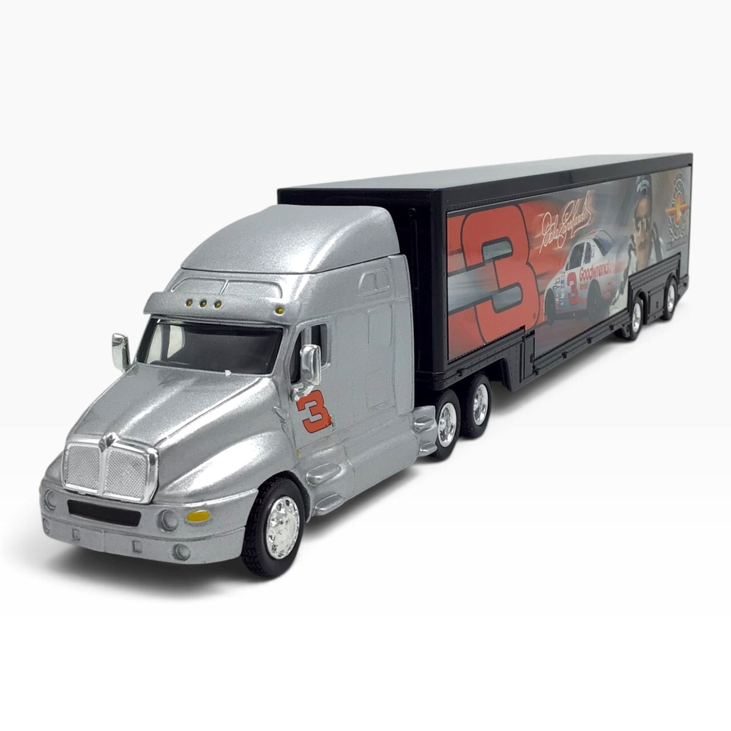 Dale Earnhardt #3 Silver Select 2004 Hauler – 1:64 Scale Model Truck & Trailer – Limited Edition