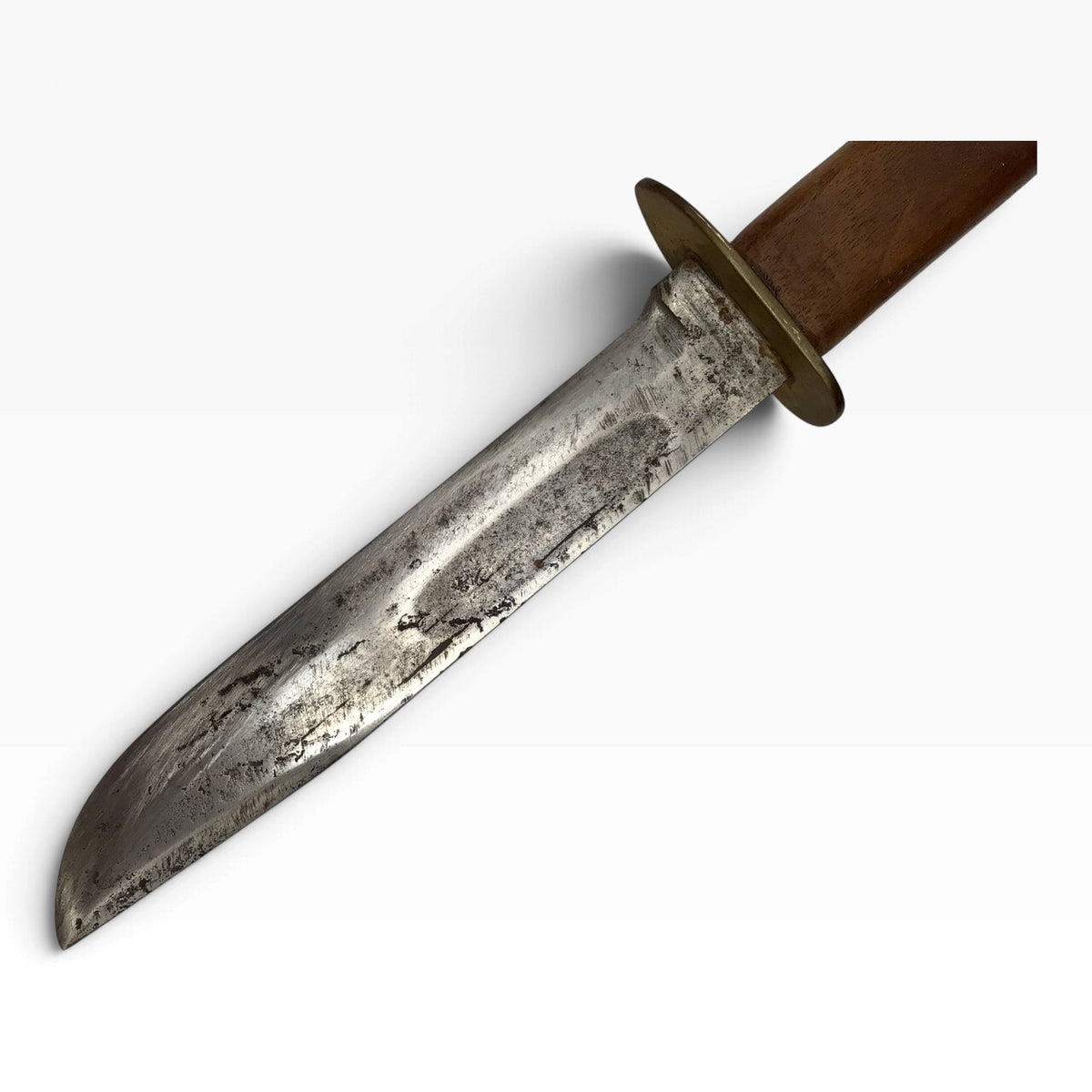 KA-BAR Olean N.Y. U.S. Military Vintage Fixed Blade Knife with Leather Sheath