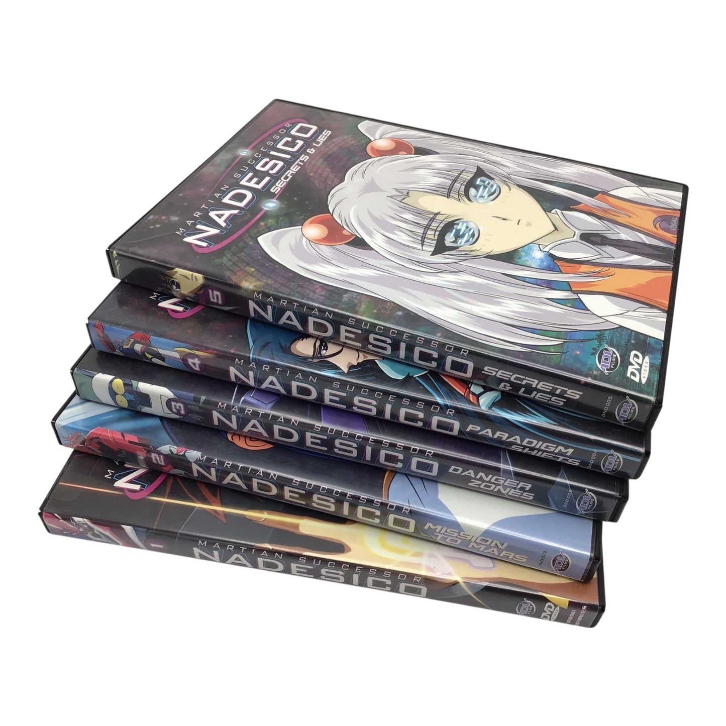 Martian Successor Nadesico DVD Collection Volumes 1–5 – ADV Films