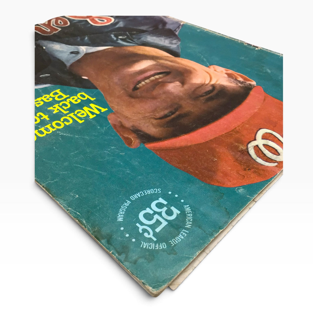 1969 Washington Senators Official Baseball Program & Scorecard – Ted Williams Cover