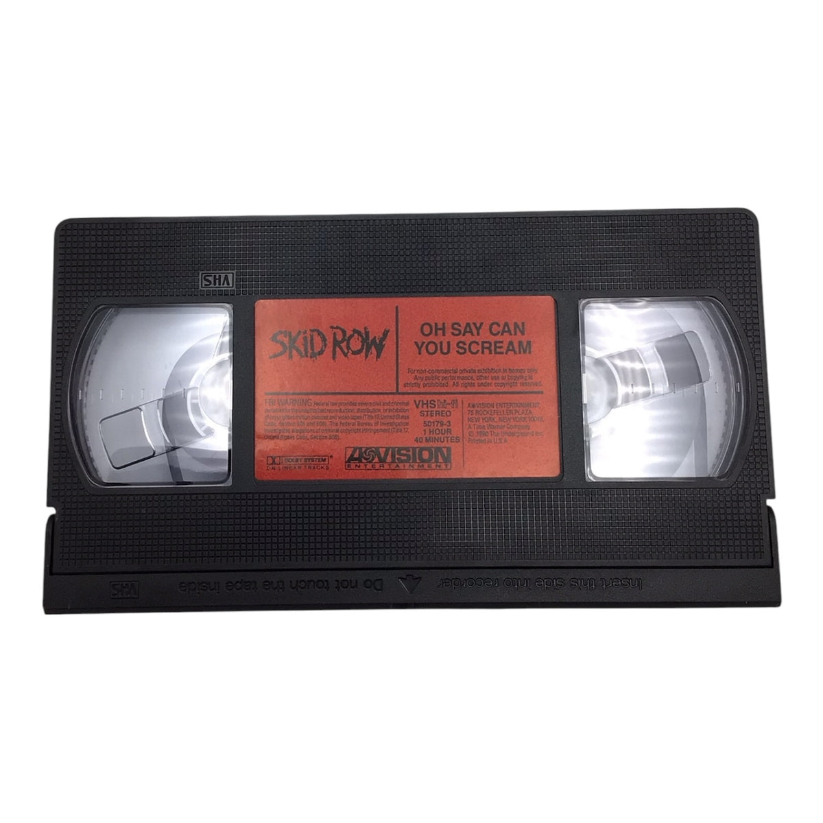 Skid Row Oh Say Can You Scream - Live Concert Recordings VHS Tape