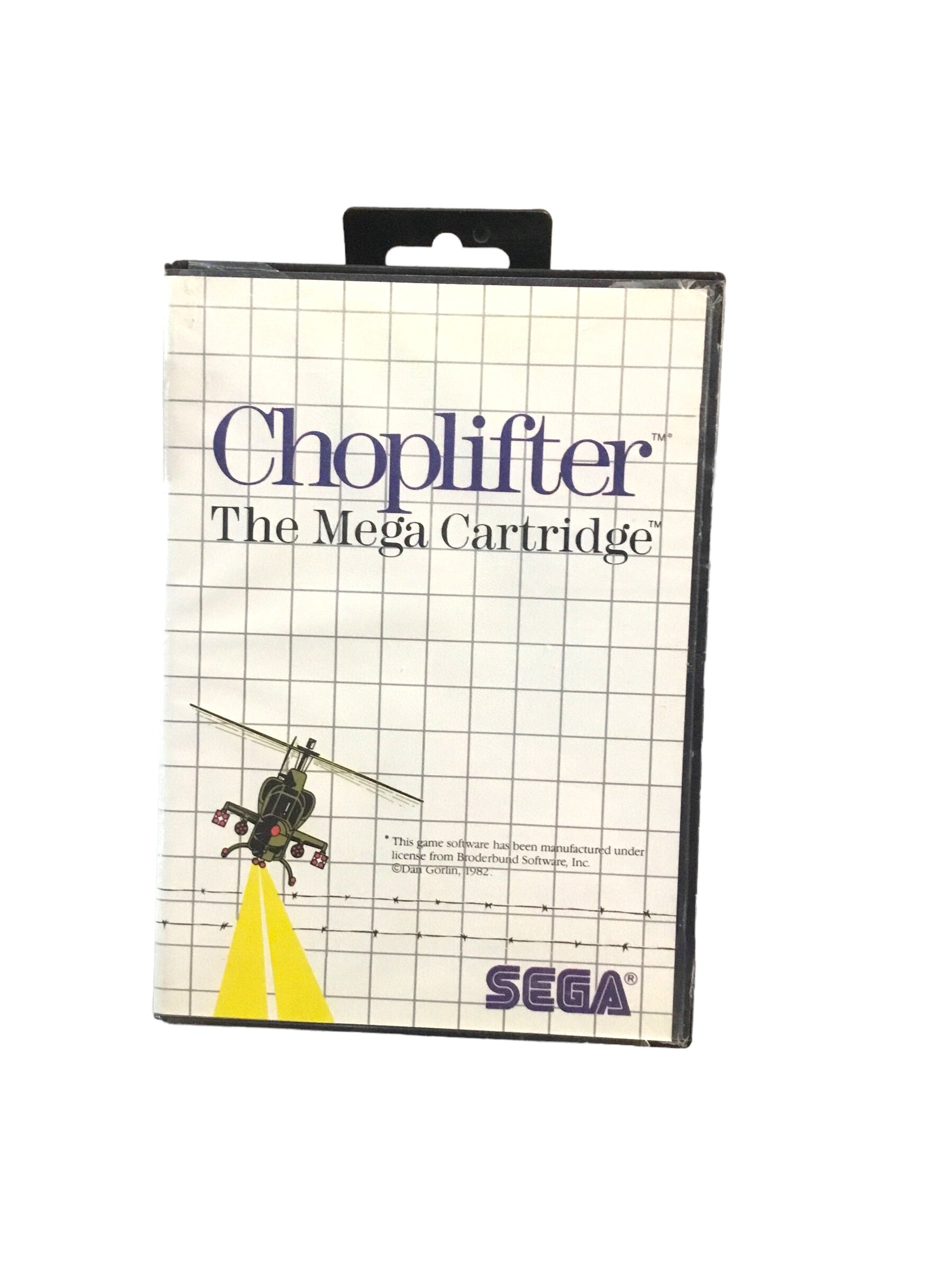 CHOPLIFTER for Sega Master System Complete w/Hang Tab! US Version! Authentic Sealed