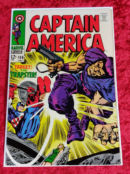 Captain America #108- Stan Lee & Jack Kirby - Marvel 1968