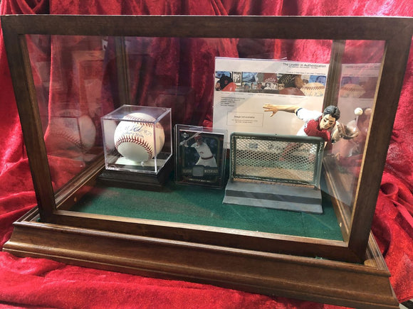 Carlton Fisk Red Sox Certified Authentic Autographed Baseball Shadowbox