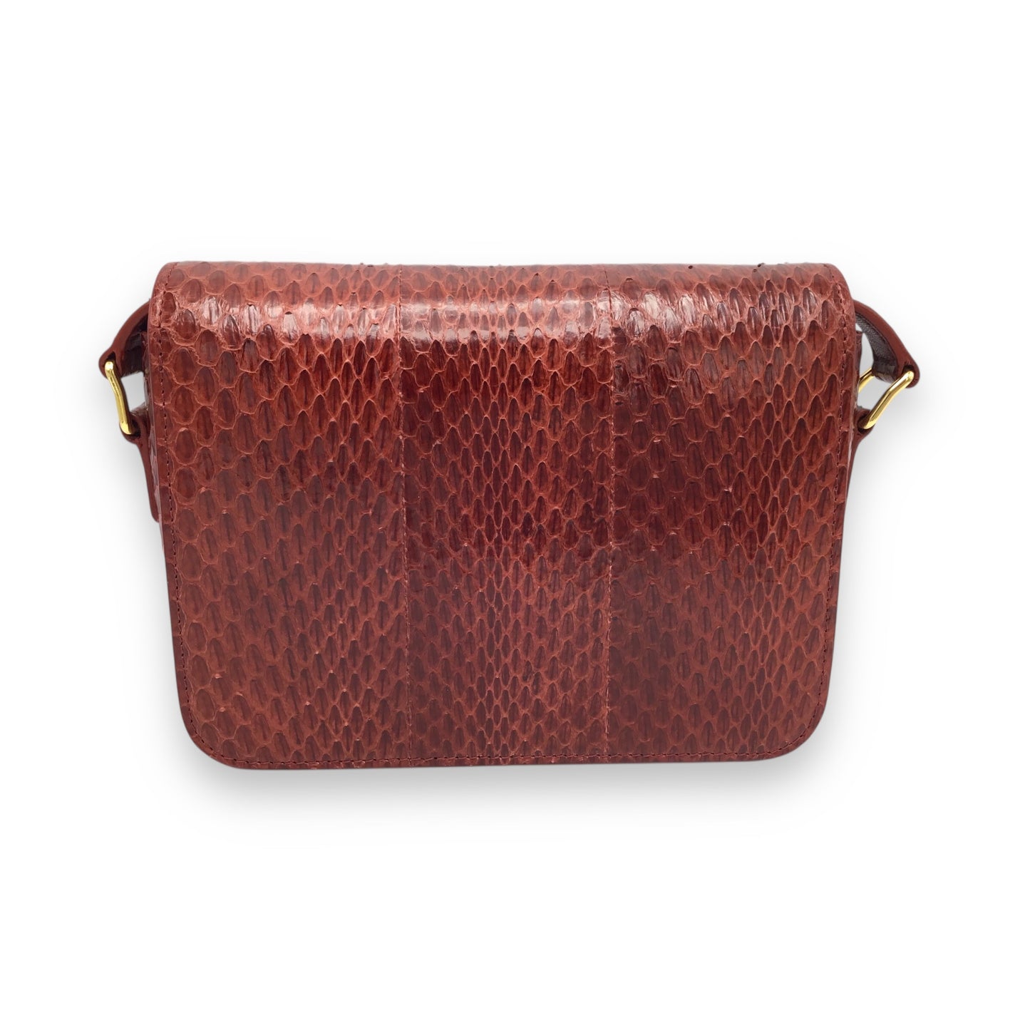 Celine Teen Triomphe Bag Designer Handbag Ruby Red w/ Gold Hardware