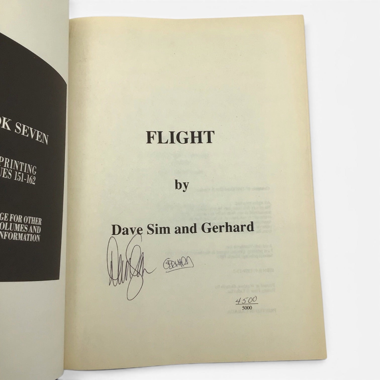 Cerebus Flight Book #7 by Dave Sim & Gerhard - Signed 4500/5000
