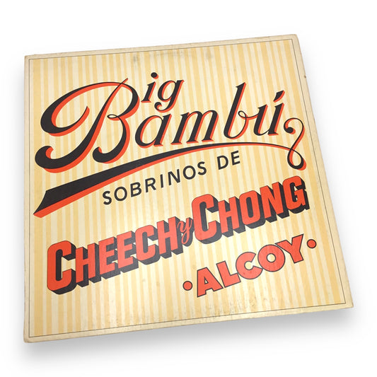 Cheech & Chong - Big Bambu | Preowned LP w/ Original Rolling Paper