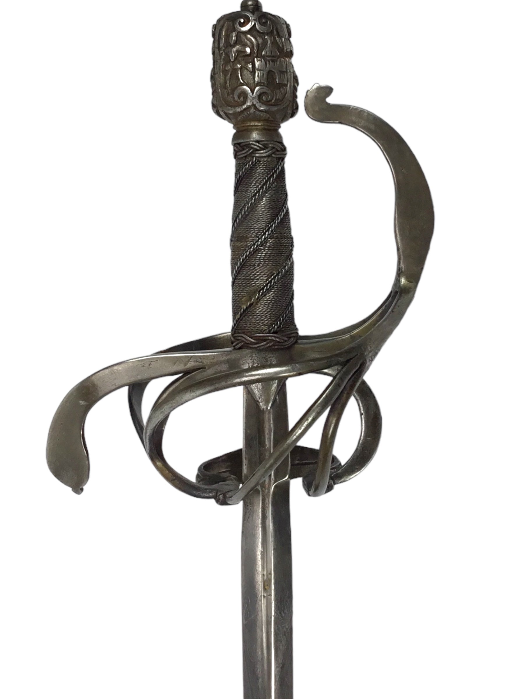 Chiseled Hilt Swept Hilt Rapier