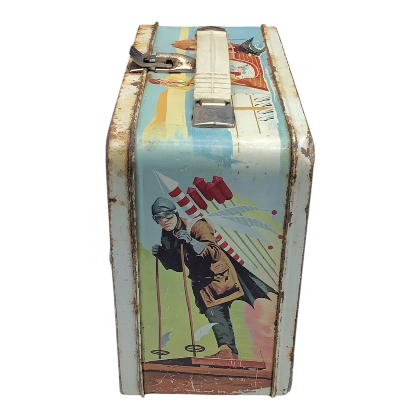 Chitty Chitty Bang Bang Metal Lunch Box with Model Cars 1968