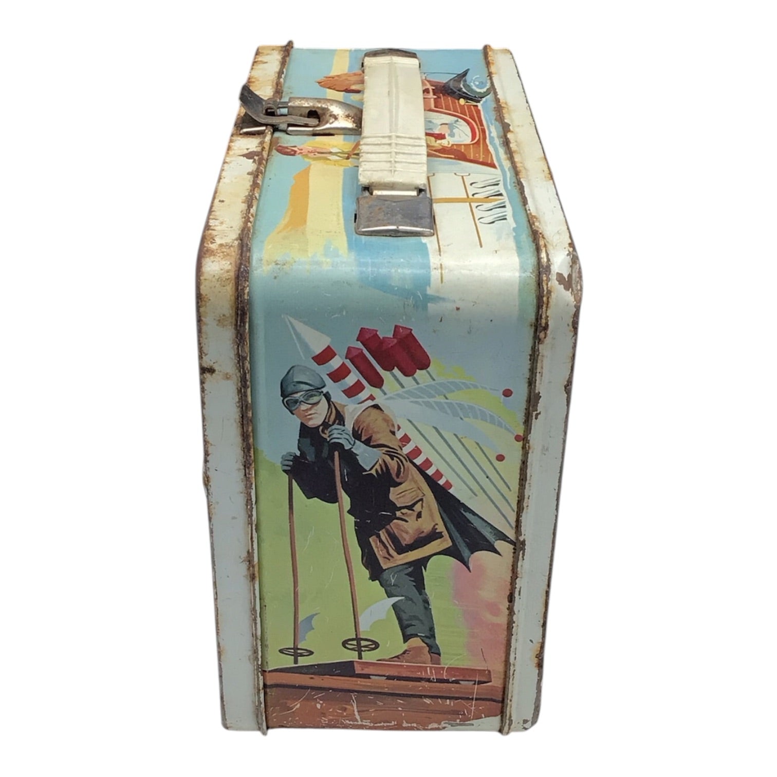 Chitty Chitty Bang Bang Metal Lunch Box with Model Cars 1968
