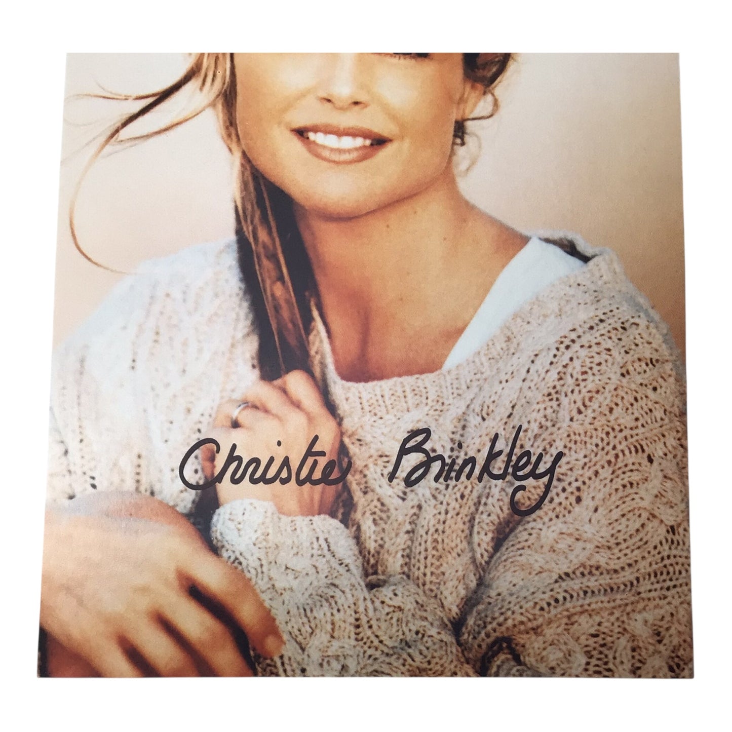 Christie Brinkley Print with Signature