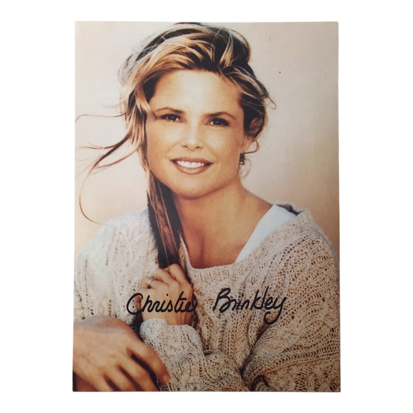 Christie Brinkley Print with Signature