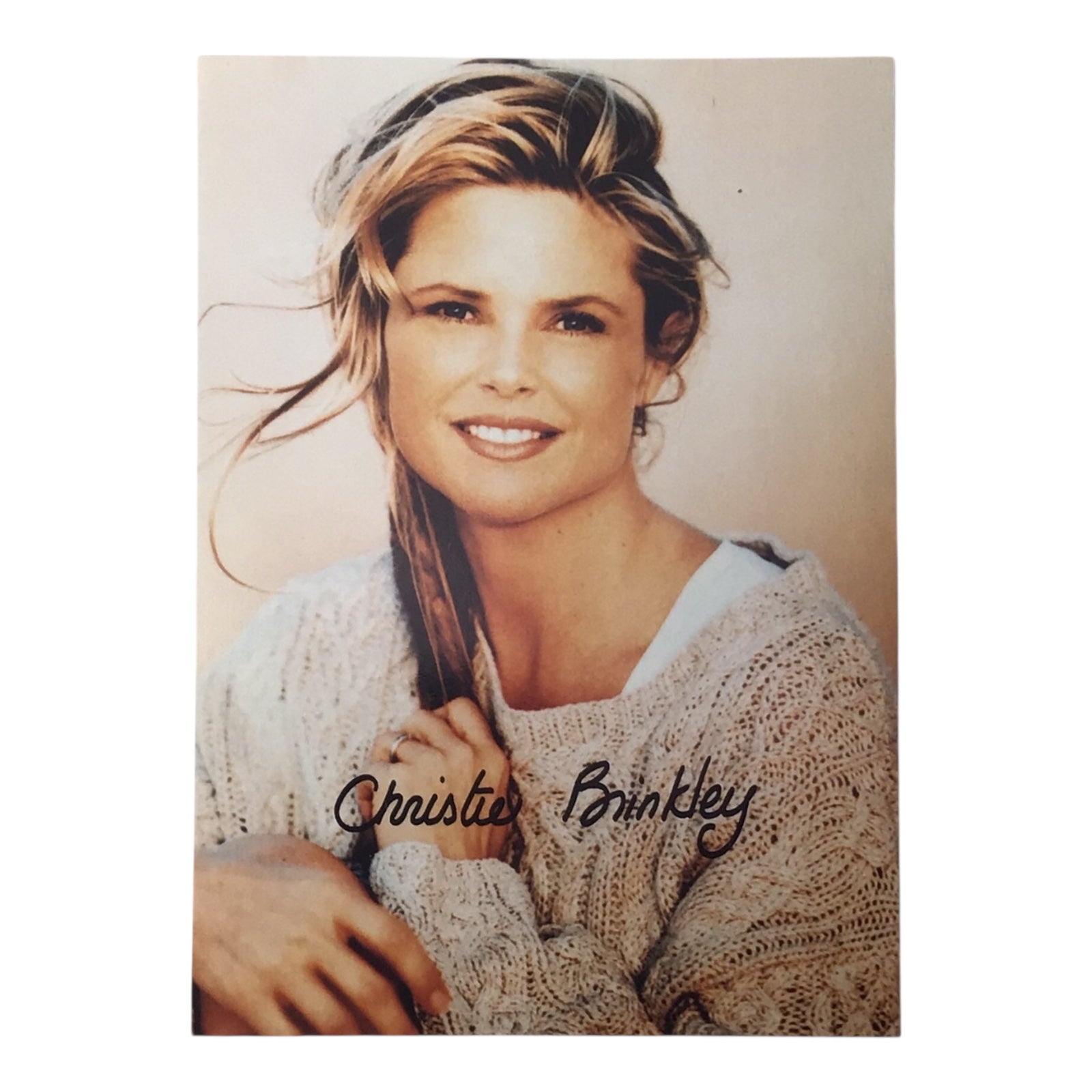 Christie Brinkley Print with Signature