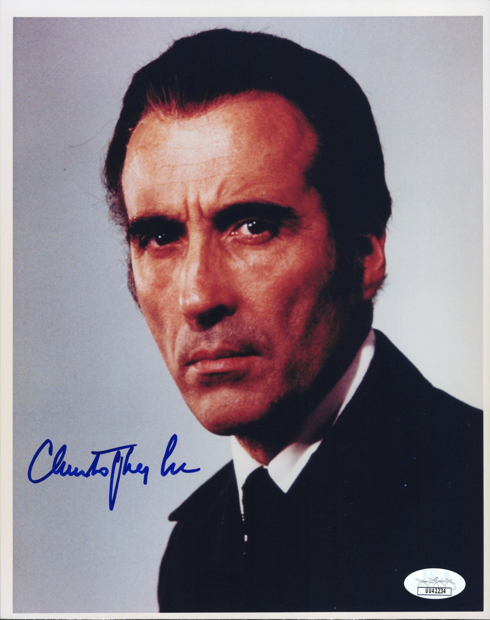 Christopher Lee Signed 8x10 Photo, JSA Certified Authentic UU42234