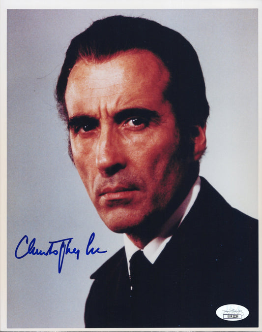 Christopher Lee Signed 8x10 Photo, JSA Certified Authentic UU42234