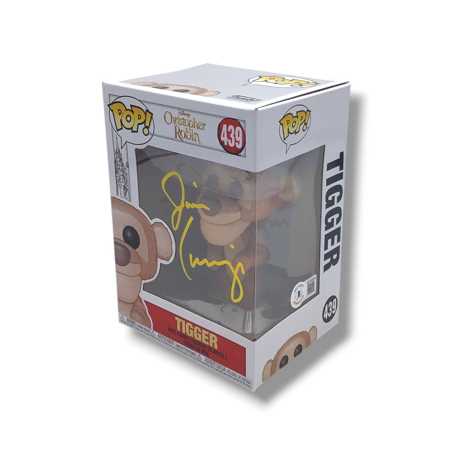 Christopher Robin (#439) Tigger Funko POP! | Signed by Jim Cummings (COA)