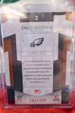 Chuck Bednarik Eagles Autographed Certified Authentic Football Mini Helmet