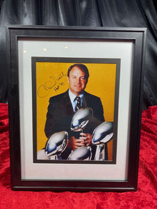 Chuck Noll Autographed 8x10" Photo in Frame