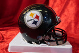 Chuck Noll Steelers Autographed Football Mini Helmet