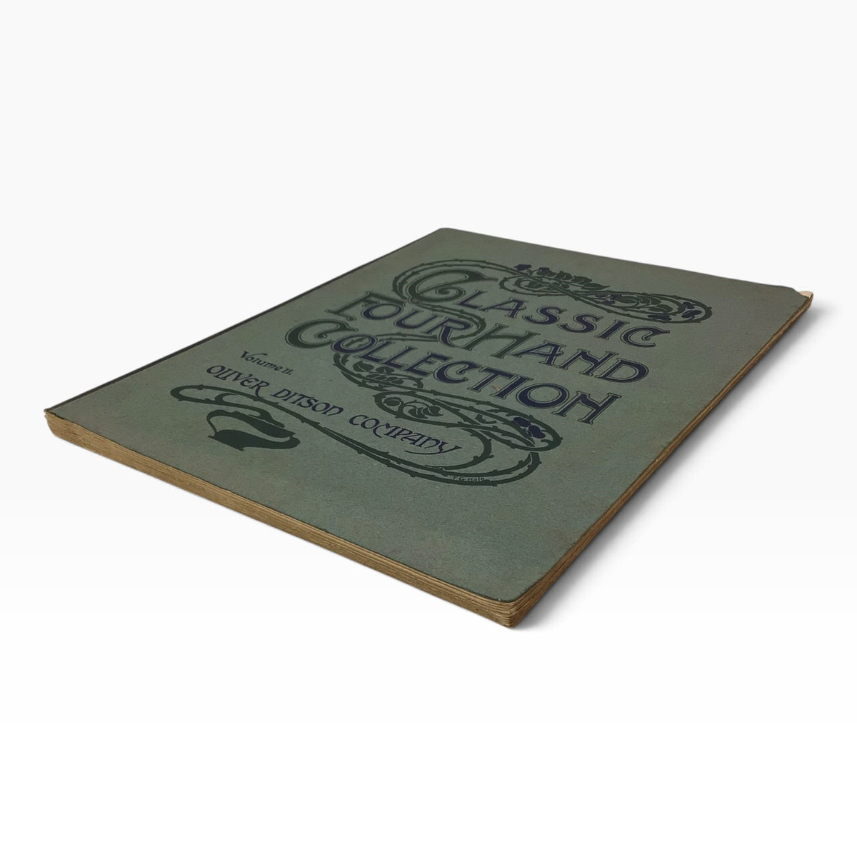 Classic Four Hands Collection Pianoforte Volume 11 Oliver Ditson – Antique Music Sheet Book