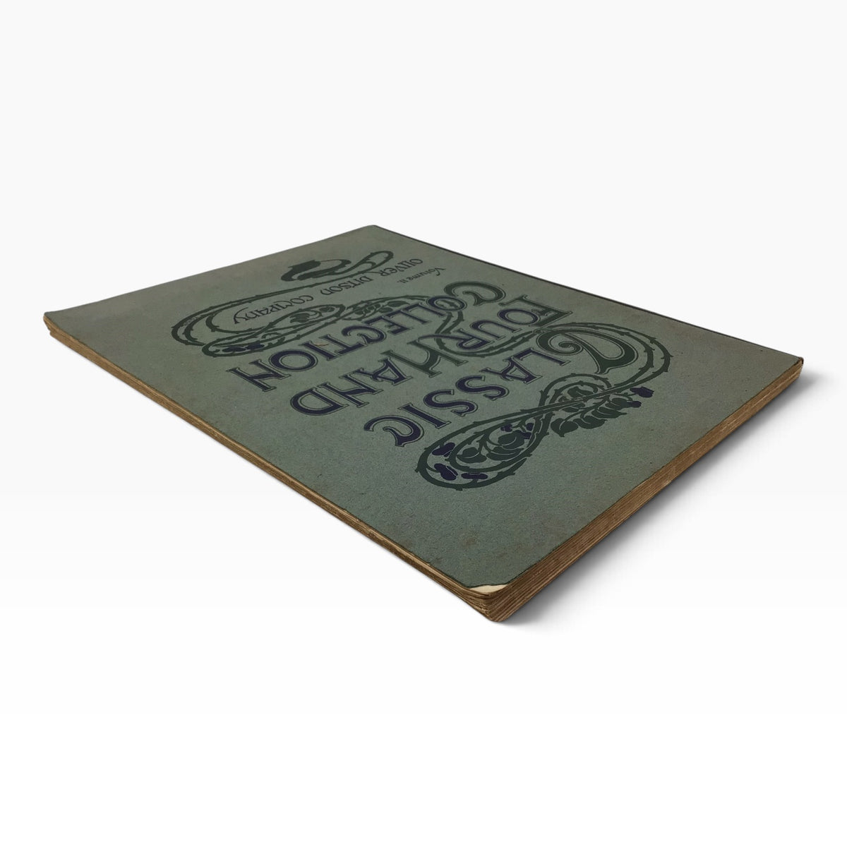 Classic Four Hands Collection Pianoforte Volume 11 Oliver Ditson – Antique Music Sheet Book