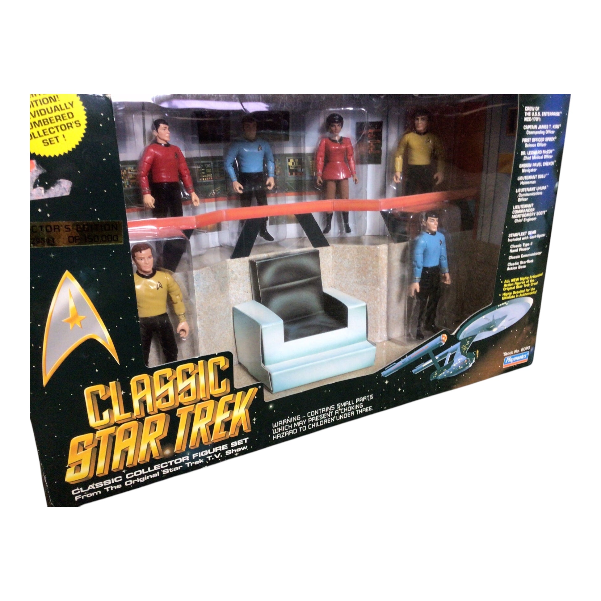 Classic Star Trek Collector's Figure Set - 1993 Playmates Limited Edition