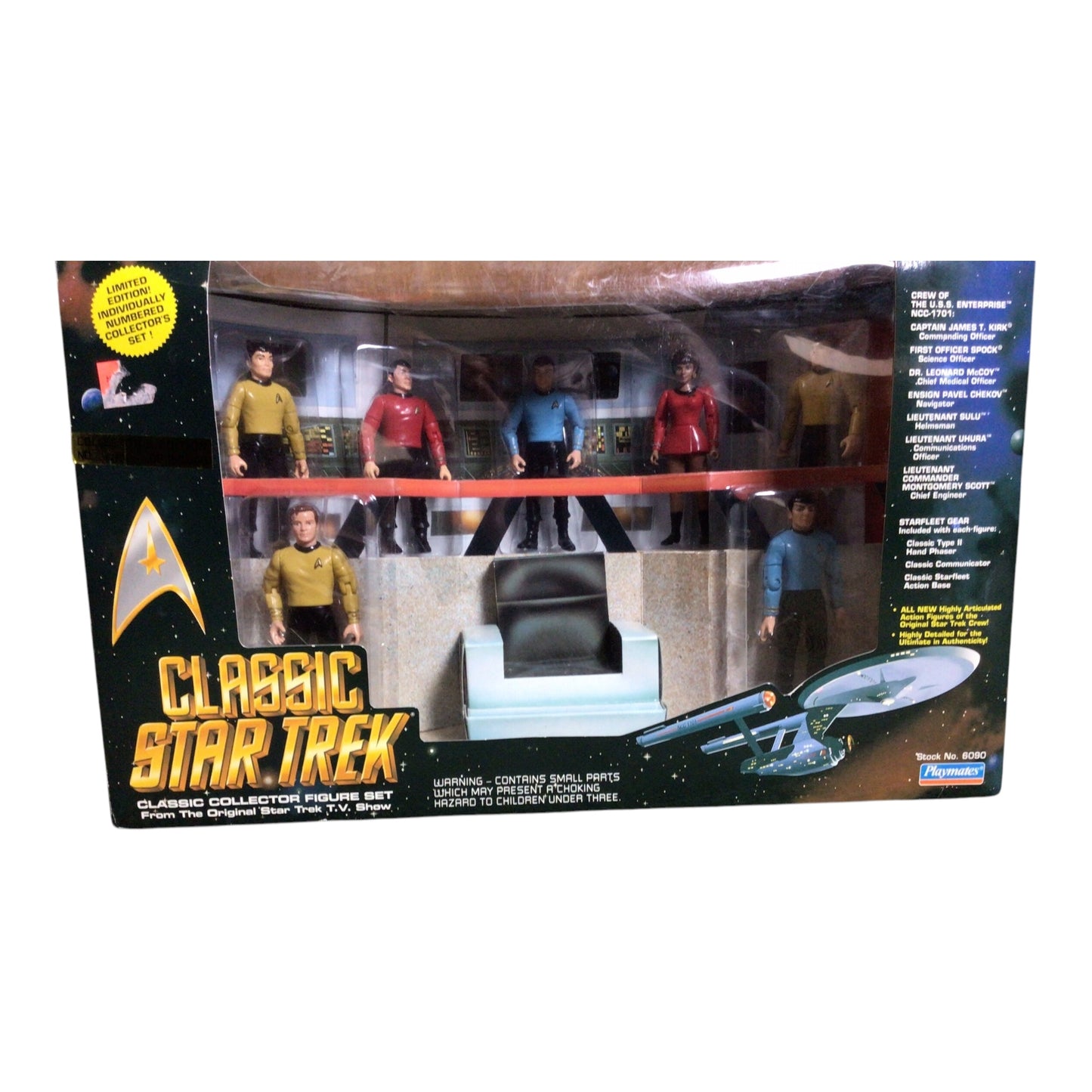 Classic Star Trek Collector's Figure Set - 1993 Playmates Limited Edition