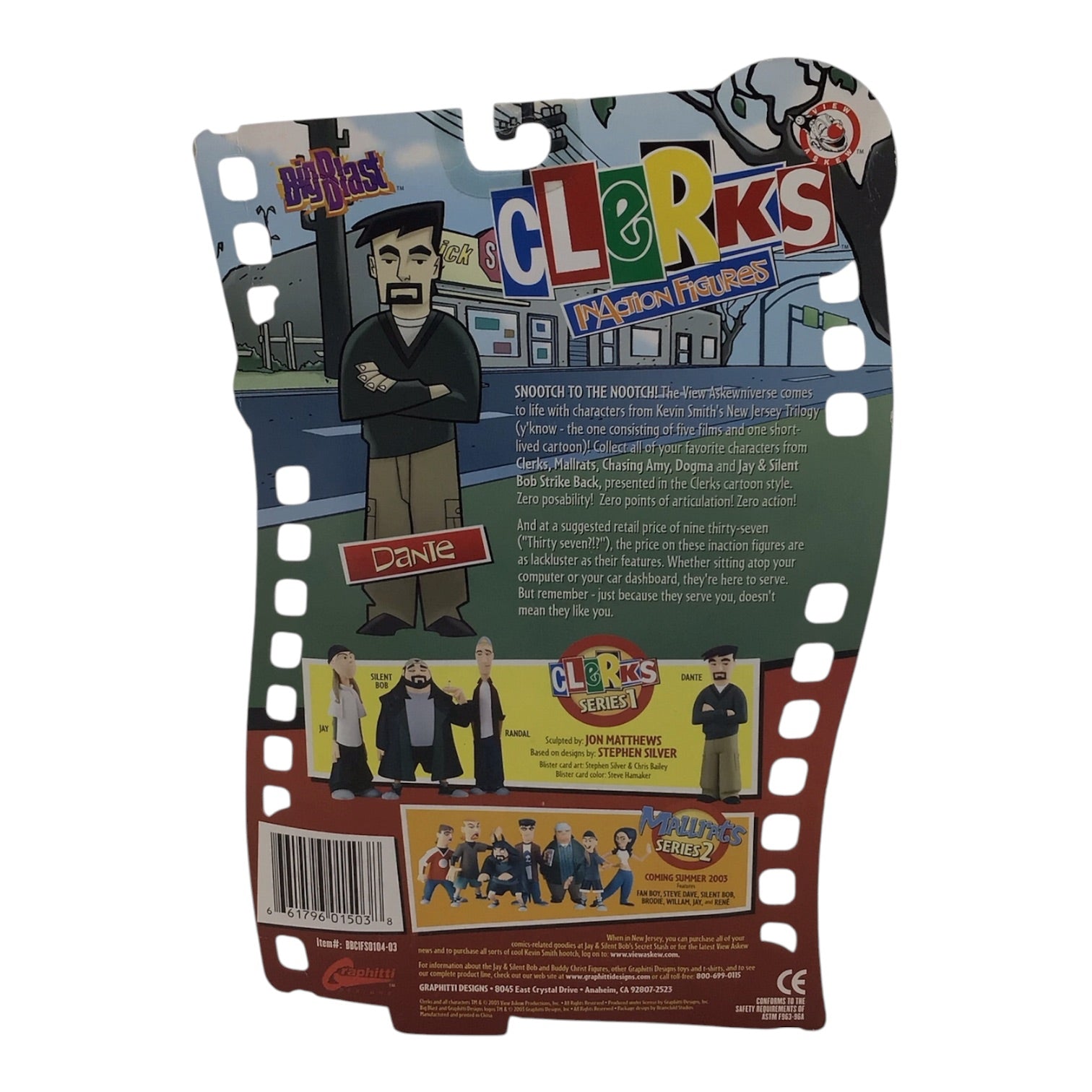 Clerks Inaction Figures Dante - Clerks Series 1 (2003)