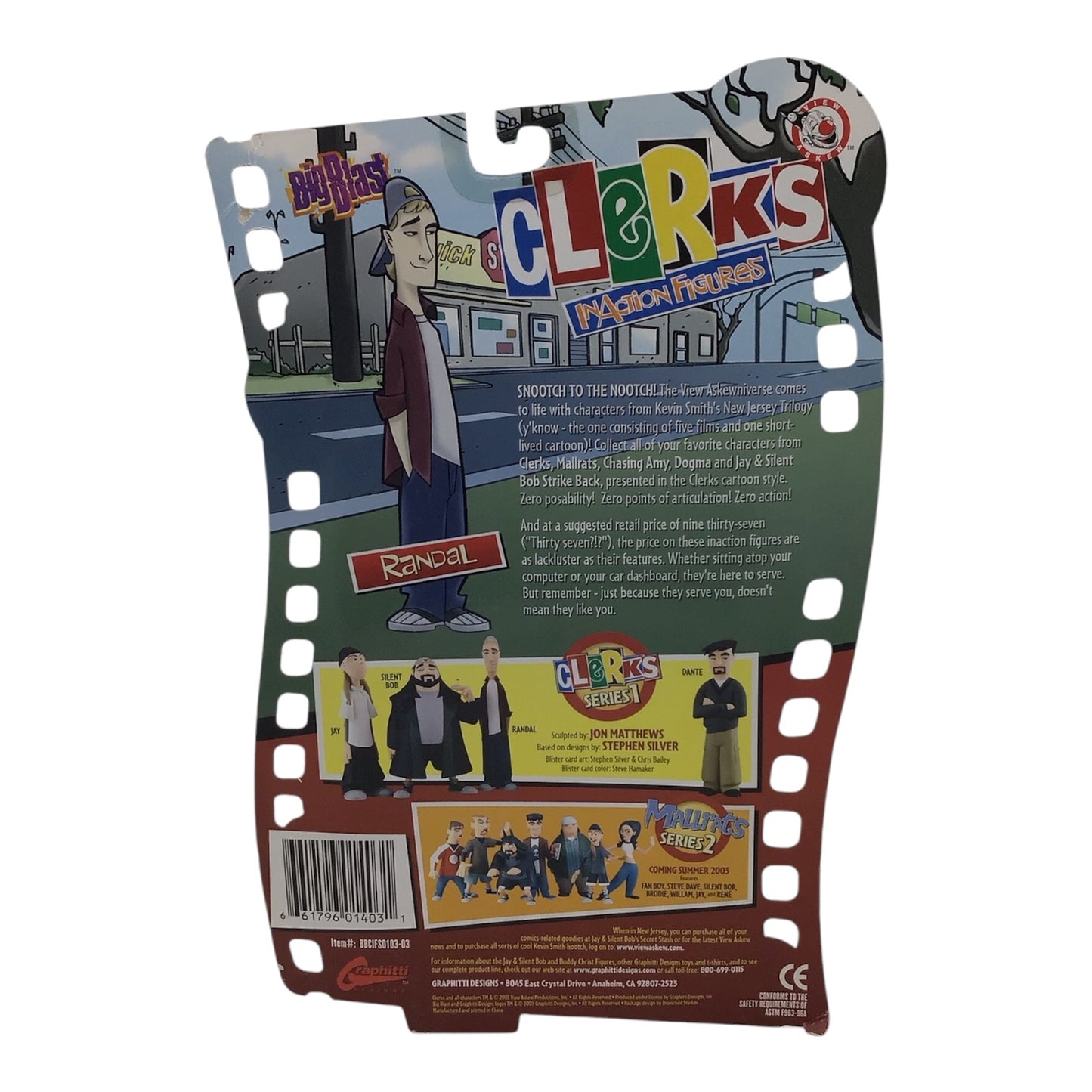 Clerks Inaction Figures Randal - Clerks Series 1 (2003)