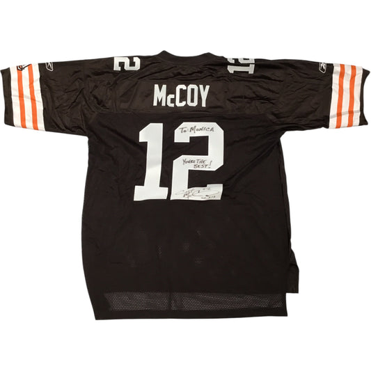 Cleveland Browns Colt McCoy #12 Signed Jersey w/ Inscription (Size XL, Excellent Condition)