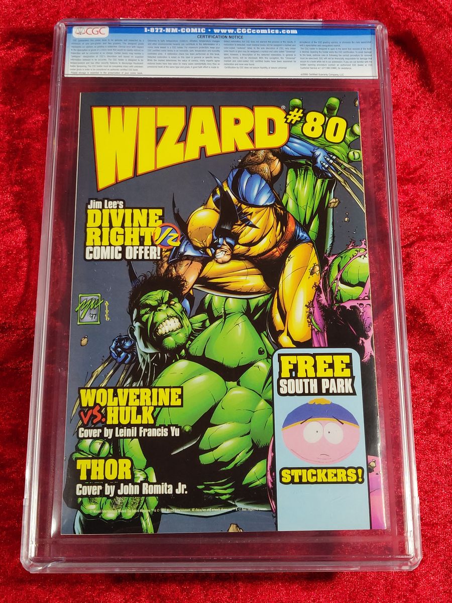 Cliffhanger! #0 Exclusive Wizard Sketchbook Wildstorm CGC 9.6 1997