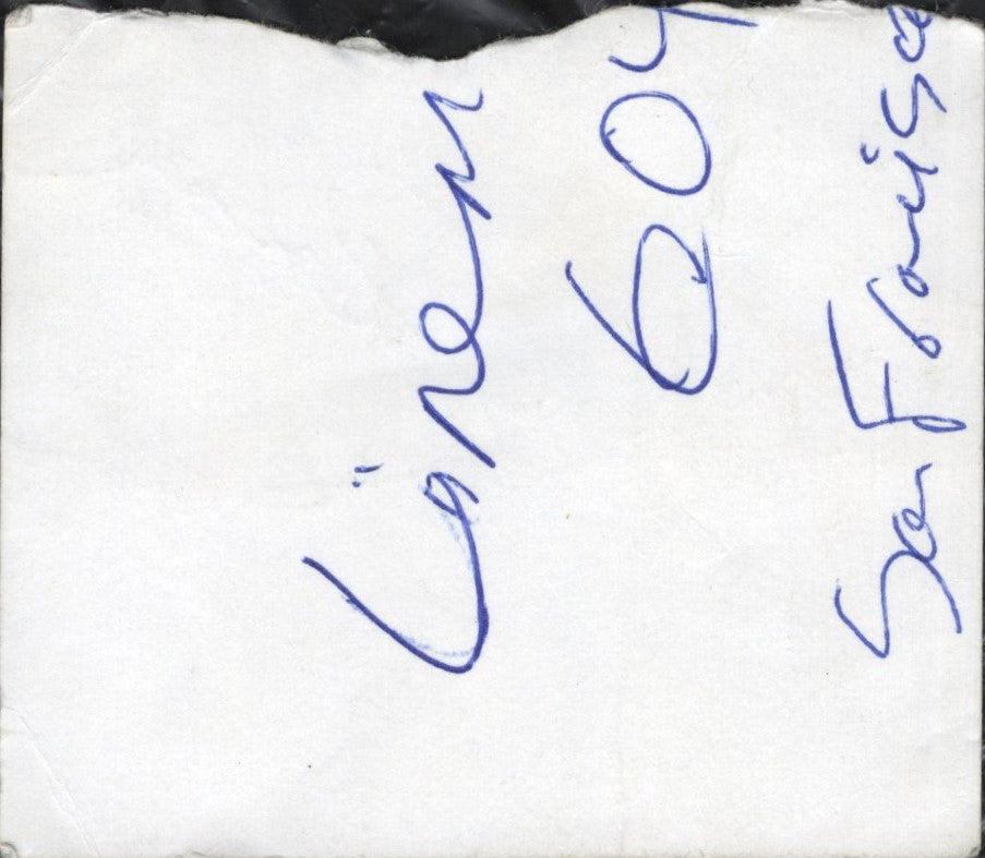 Clint Eastwood Signed Half Index Card, Clint Eastwood Autograph, JSA Letter Certified Authentic XX09287