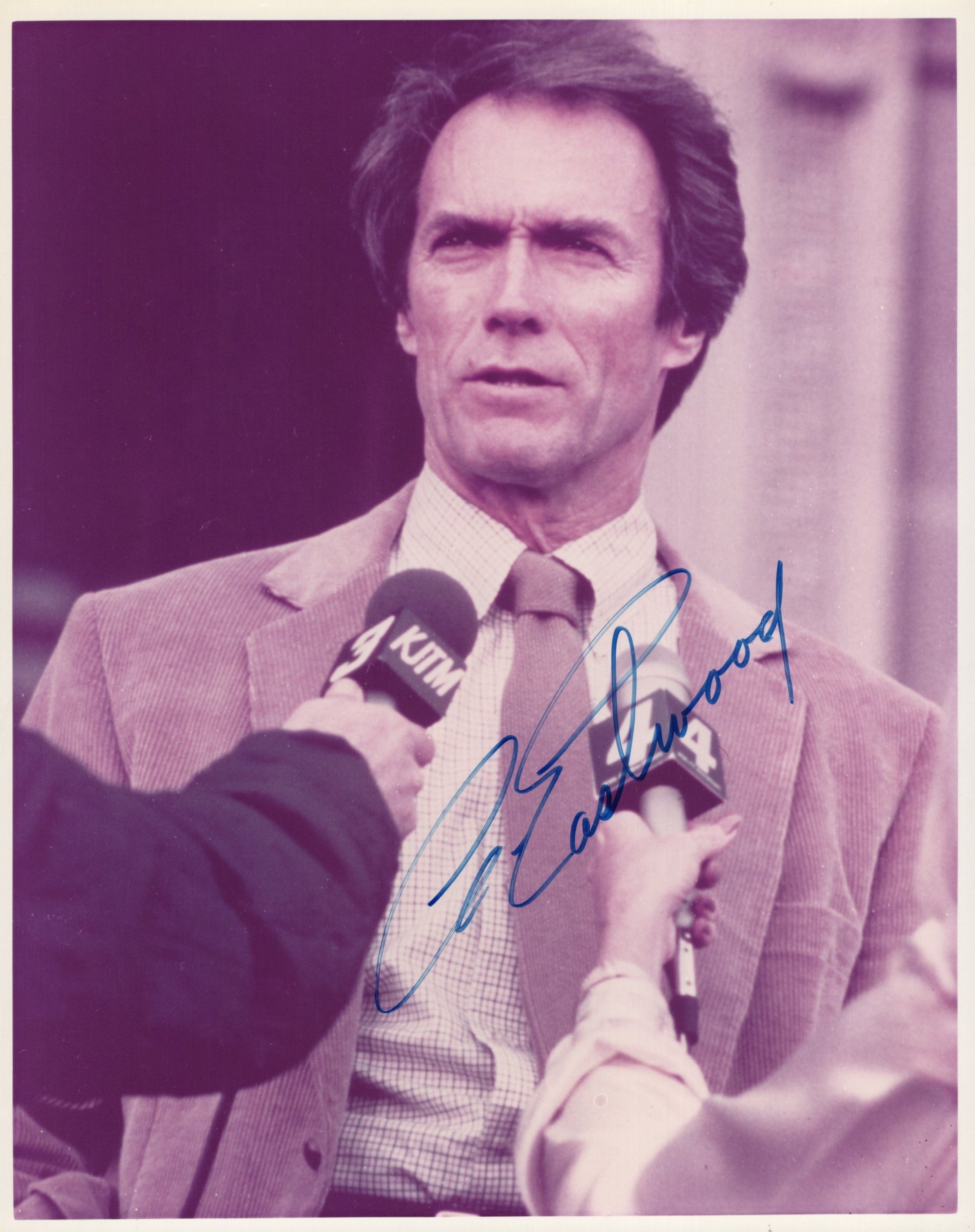 Clint Eastwood Signed Photo 8x10, Clint Eastwood Autograph in Dirty Harry
