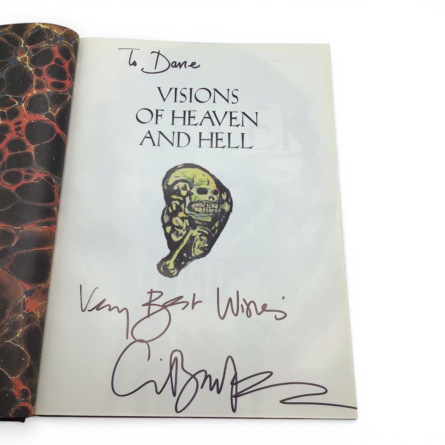 Clive Barker Visions of Heaven and Hell Signed Art Book
